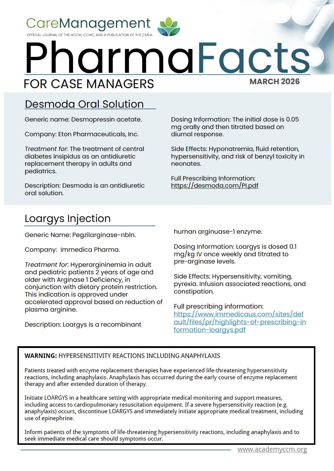 PharmaFacts March 2026