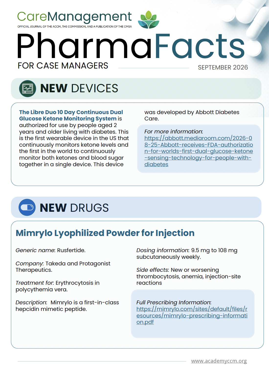 New devices and drugs for diabetes management
